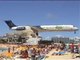 Plane landing and take-off footage at Maho Beach St Maarten
