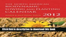 [PDF] The North American Biodynamic Sowing and Planting Calendar [Read] Full Ebook