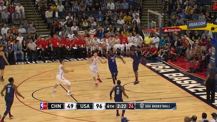 DeMar DeRozan Almost Pulled Off A 360 Poster Dunk vs China  July 26, 2016  USA Basketball Showcase