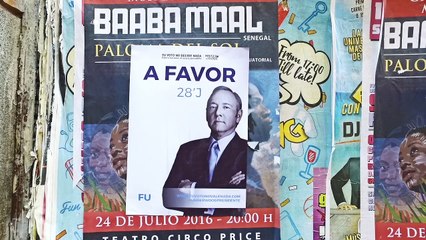 ¿Qué hacen estos carteles de Frank Underwood por Madrid?
