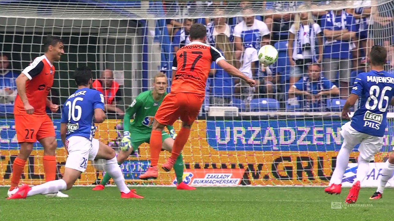 2. kolejka LOTTO EKSTRAKLASY: Lech Poznań 0:2 KGHM Zagłębie Lubin