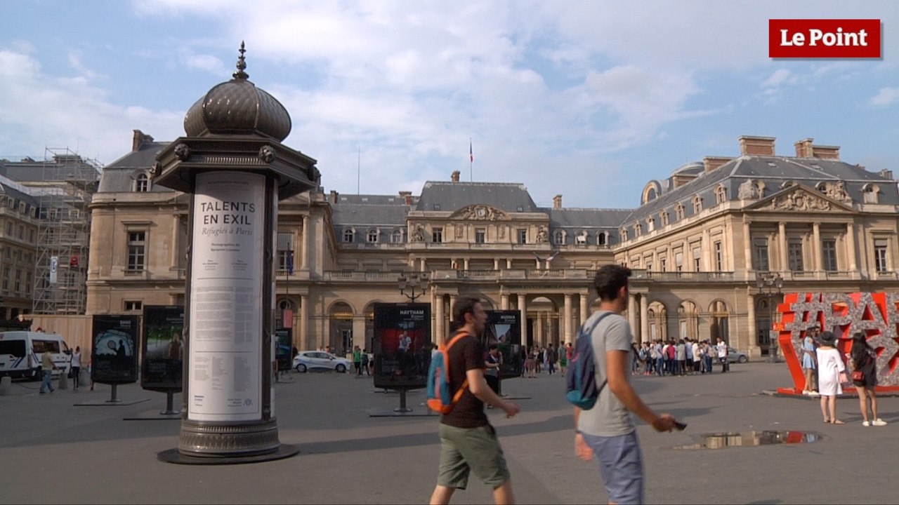 Reportage sur l'exposition "Talents en exil, réfugiés à Paris".