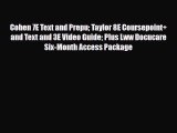 Read Cohen 7E Text and Prepu Taylor 8E Coursepoint  and Text and 3E Video Guide Plus Lww Docucare