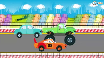 МУЛЬТИКИ ДЛЯ ДЕТЕЙ - Строительные Машинки: Экскаватор, Кран и Грузовик на Строительной Площадке