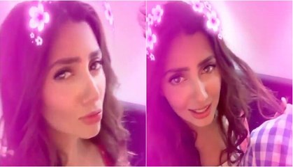 Mahira Khan with her Makeup Artist