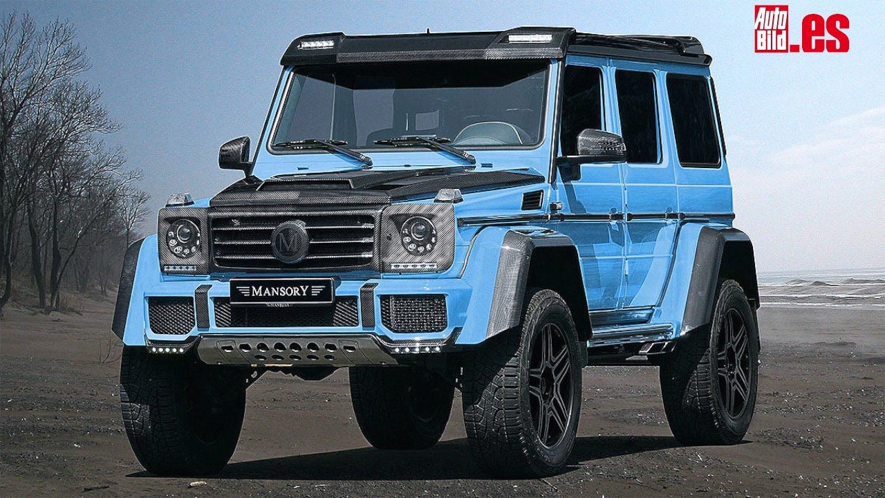 VÍDEO: Así es el Mercedes más radical, ¡un Mansory G500 4x4²!
