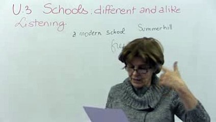 Listening Comprehension  Schools Different and like listening 2