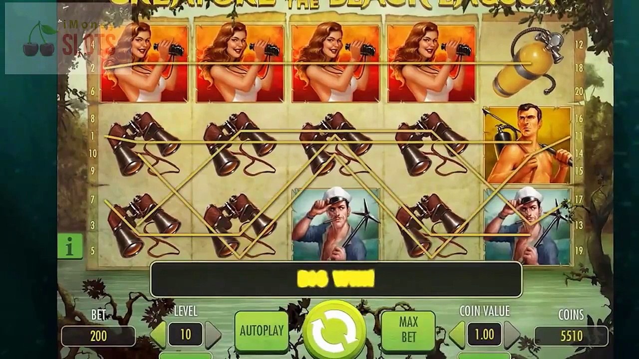 NetEnt presents Сreature from the Black Lagoon slot machine