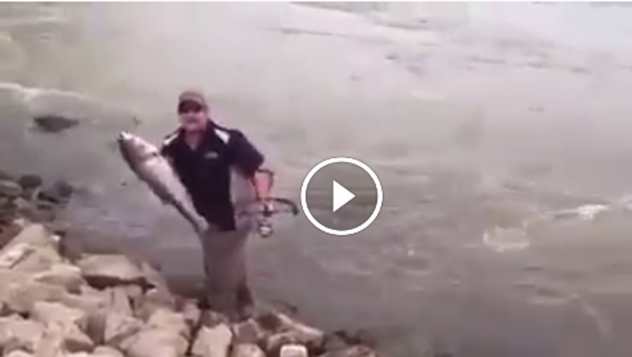 Caught Fish at river