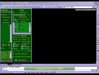 26 - CivilStrips, How To Drawing Tables From SpeadSheets