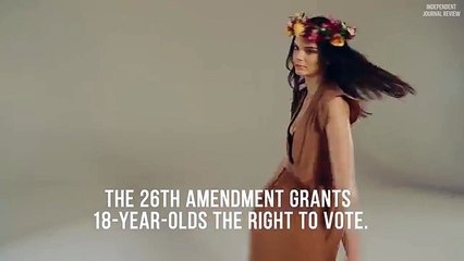 Kendall Jenner on Millennials Voting Through The Ages