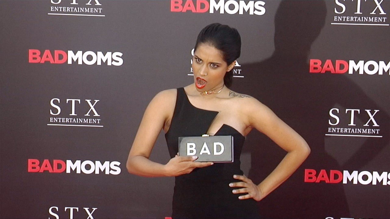 Lilly Singh "Bad Moms" Los Angeles Premiere Pink Carpet