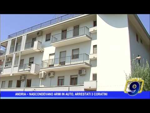 Andria | Nascondevano armi in auto, arrestati 3 coratini