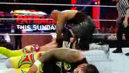 Roman Reigns Saves The Usos From The Bullet Club 'WWE Raw 25th April 2016