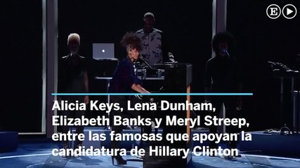 Famosas que apoyan a Hillary Clinton