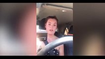 Pour nous faire prendre conscience, elle s'enferme dans sa voiture au soleil et commence à se filmer...