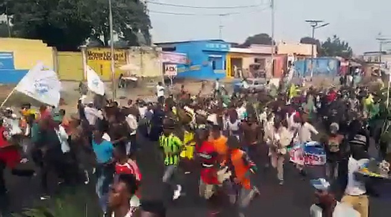 Les kinois se déplacent en masse pour le Président Tshisekedi kinshasa