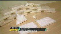 Polícia do Distrito Federal apreende 20 quilos de cocaína pura