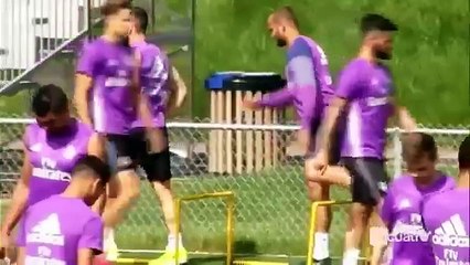 Zinedine Zidane le patron du Real Madrid - entraînement