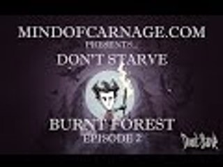 MindOfCarnage Plays Don't Starve Episode 2, Burnt Forest