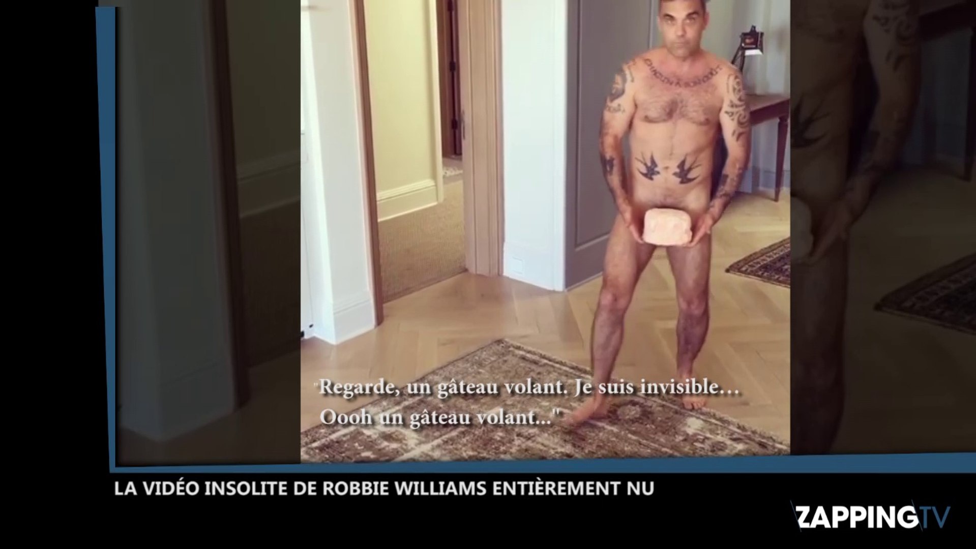 Robbie Williams entièrement nu sur Instagram, la vidéo buzz !