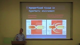 Dr Shai Efrati lecturing about hyperbaric chamber part 1\2