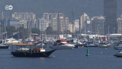 Poluição da Baía de Guanabara assusta atletas