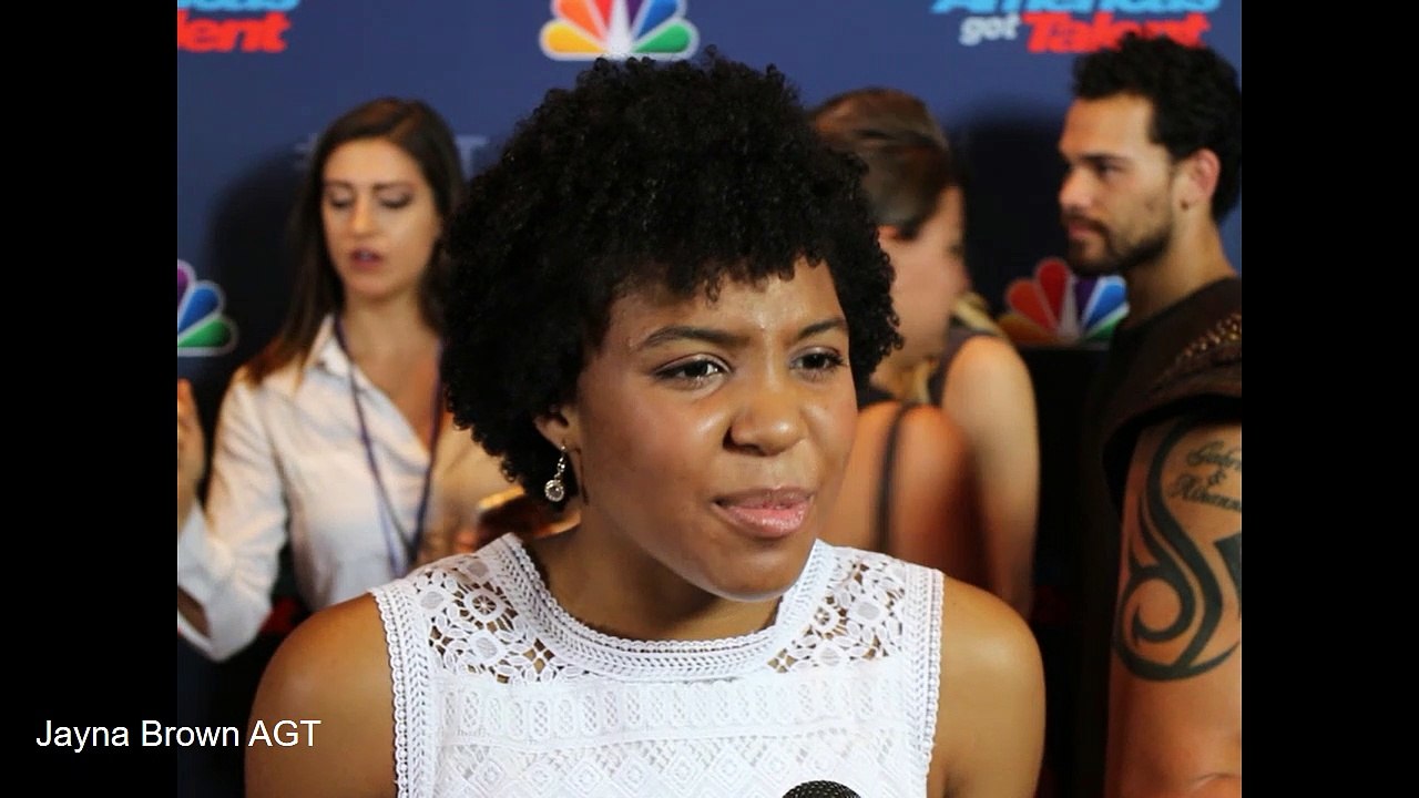 Jayna Brown - America's Got Talent 11 Top 36 Live pt 1 Interview
