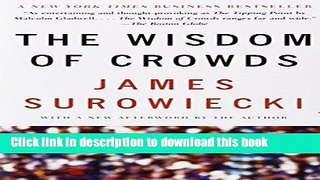 Read The Wisdom of Crowds  Ebook Free