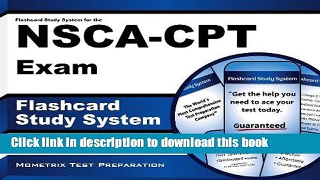 Download Flashcard Study System for the NSCA-CPT Exam: NSCA-CPT Test Practice Questions Review