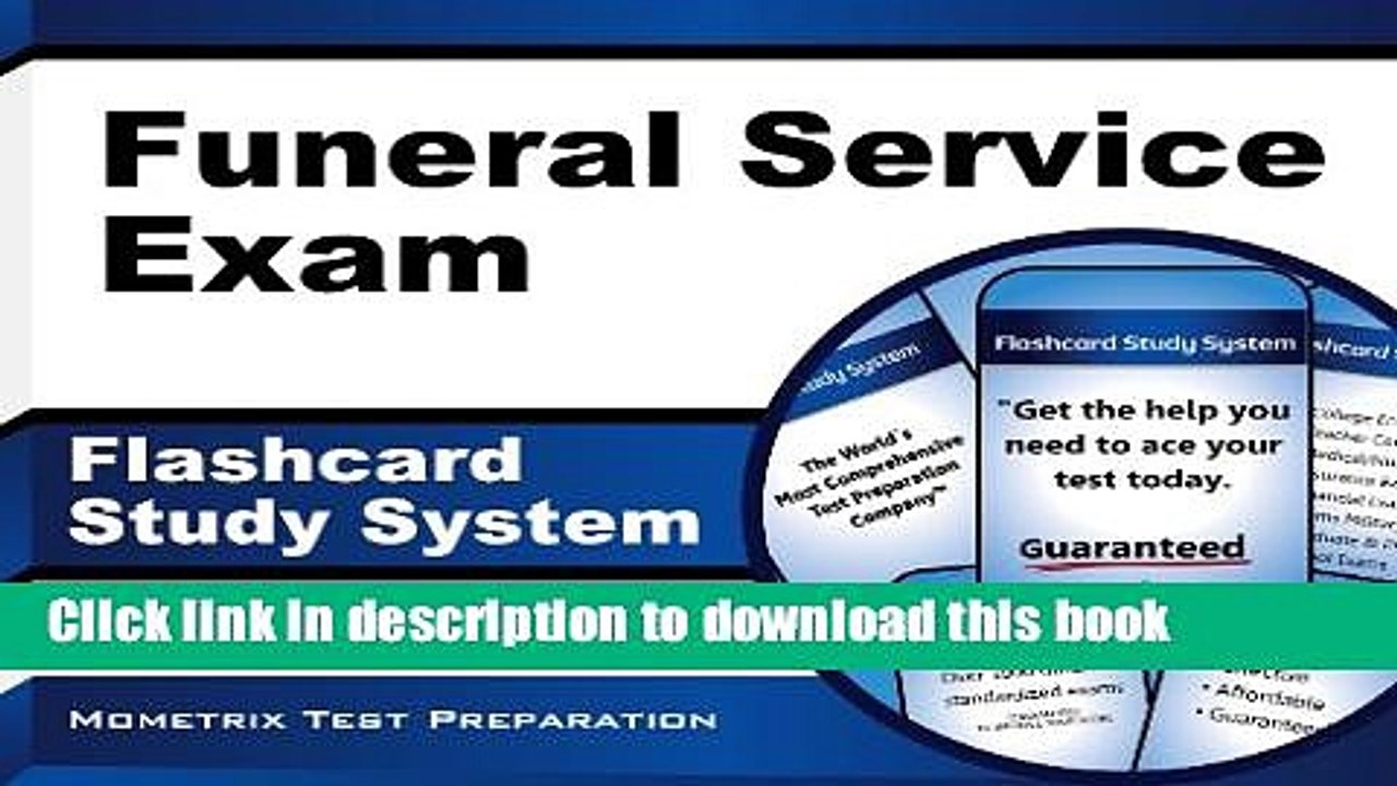 Read Funeral Service Exam Flashcard Study System: Funeral Service Test Practice Questions   Review