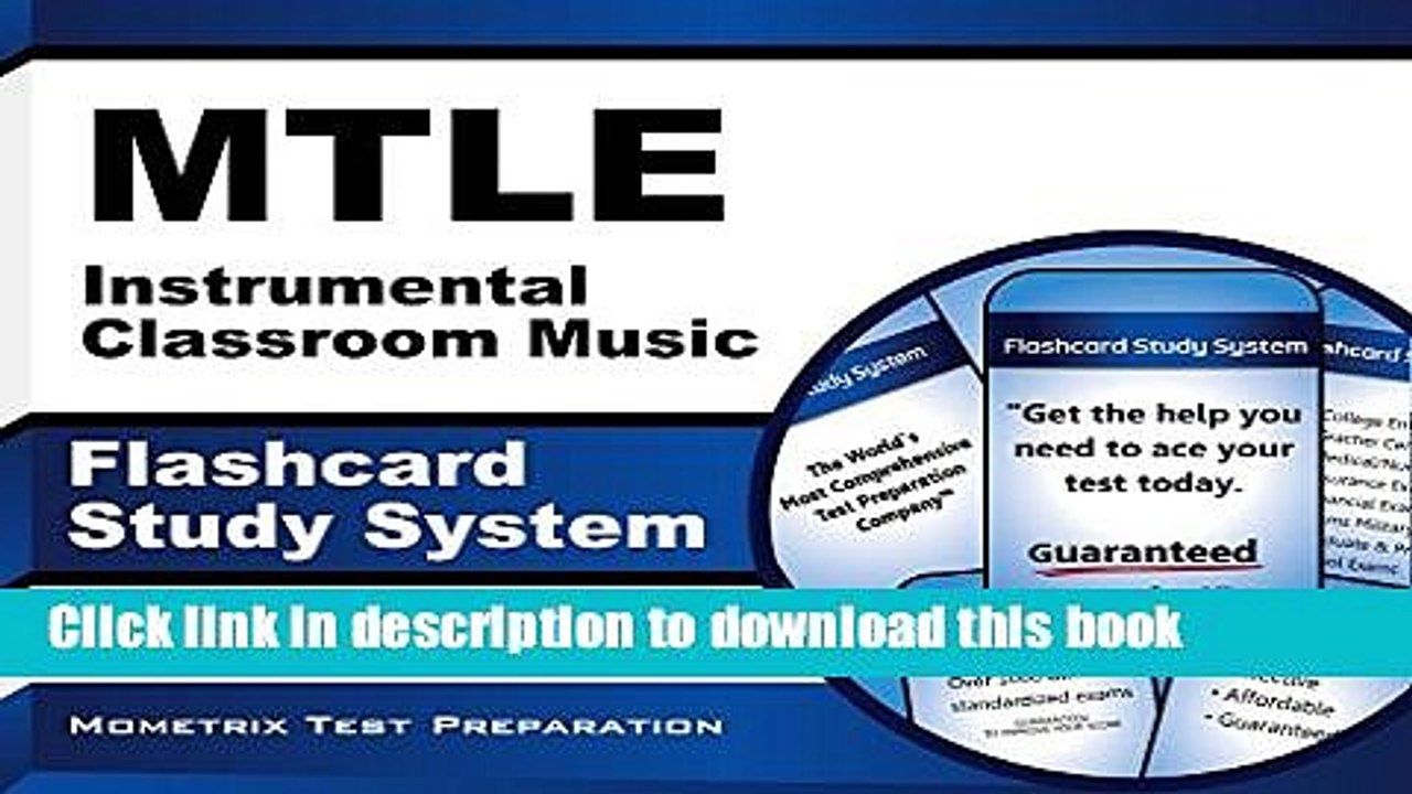 Download MTLE Instrumental Classroom Music Flas...