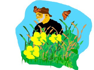 Les papillons donnent des ailes à ma poésie.