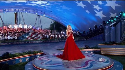 La chanteuse Jackie Evancho était celle qui a composé  la chanson « god Bless America »