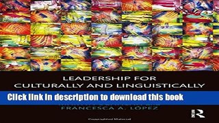 Read Leadership for Culturally and Linguistically Responsive Schools  Ebook Free