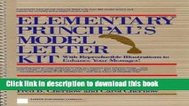 Download Elementary Principal s Model Letter Kit: With Reproducible Illustrations to Enhance Your