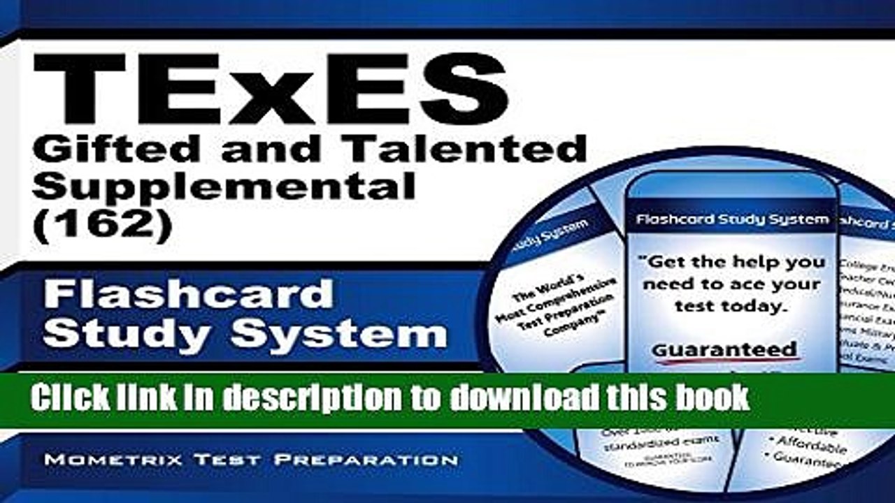 Read TExES Gifted and Talented Supplemental (162) Flashcard Study System: TExES Test Practice