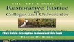 Read Little Book of Restorative Justice for Colleges and Universities: Repairing Harm And