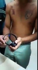 O ladrão ensina como tirar um tornozeleira eletronica