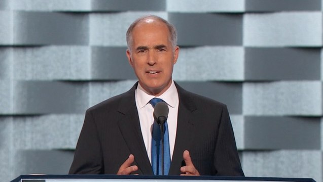Sen. Bob Casey takes aim at Trump's business practices