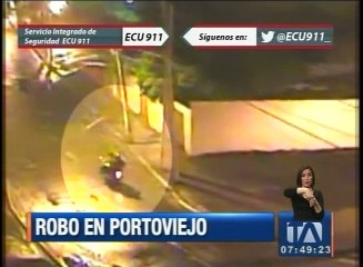 Robo es captado por las cámaras del ECU-911