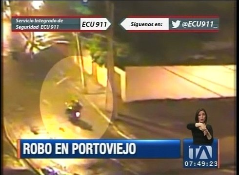 Robo es captado por las cámaras del ECU-911