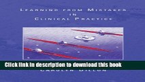 Read Learning from Mistakes in Clinical Practice (Methods / Practice of Social Work: Direct