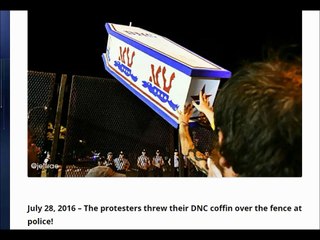 DNC, Coffin, Boos, Law Suit, Actors Wanted, Flags and No Applause