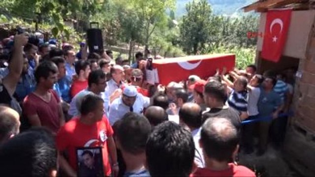 Düzce Şehit Jandarma Astsubay Metin Uysal Son Yolculuğuna Uğurlandı