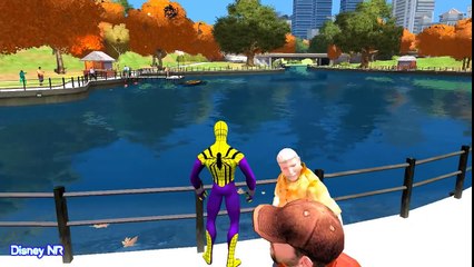 Colors Wheels on The Bus Spiderman and his friends Hulk & Nursery Rhymes Compliation Children Songs