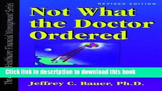 Read Not What the Doctor Ordered Ebook Free