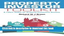 Read Property Investor Toolkit: A 7-Part Toolkit for Property Investment Success  Ebook Free