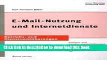 Download Betriebliche Nutzung von Internet, Intranet und E-Mail. Analyse und