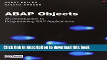 Read ABAP Objects: Introduction to Programming SAP Applications Ebook Online